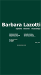 Mobile Screenshot of barbaralazotti.it